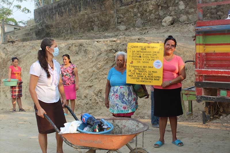 Food donation during pandemic in San Lorenzo Honduras