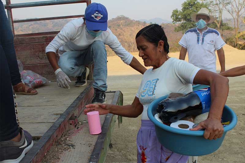 Food donation during pandemic in San Lorenzo Honduras