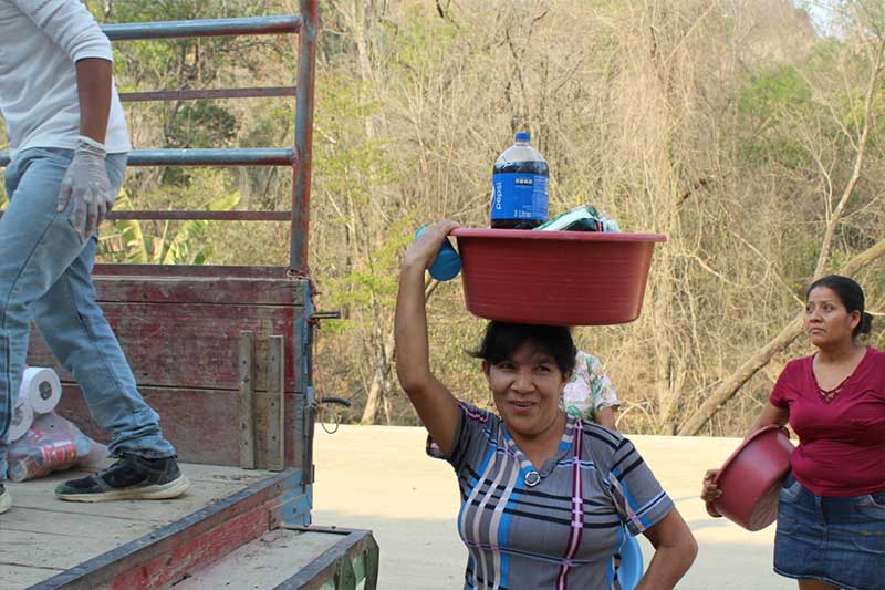 Food donation during pandemic in San Lorenzo Honduras