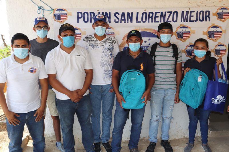 Backpaks & School Supplies distributed in Honduras