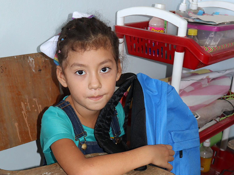 Backpacks and school supplies donations 2024 in Camapara Honduras.