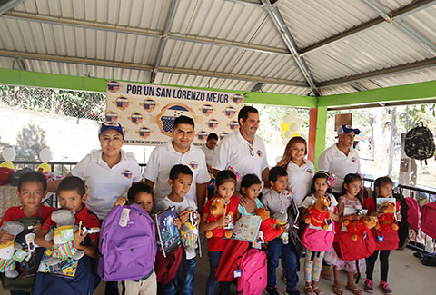 School Supplies Donations <br>in San Lorenzo Candelaria Honduras 2023